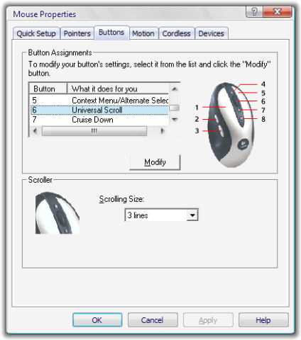 Logitech Mouse Settings